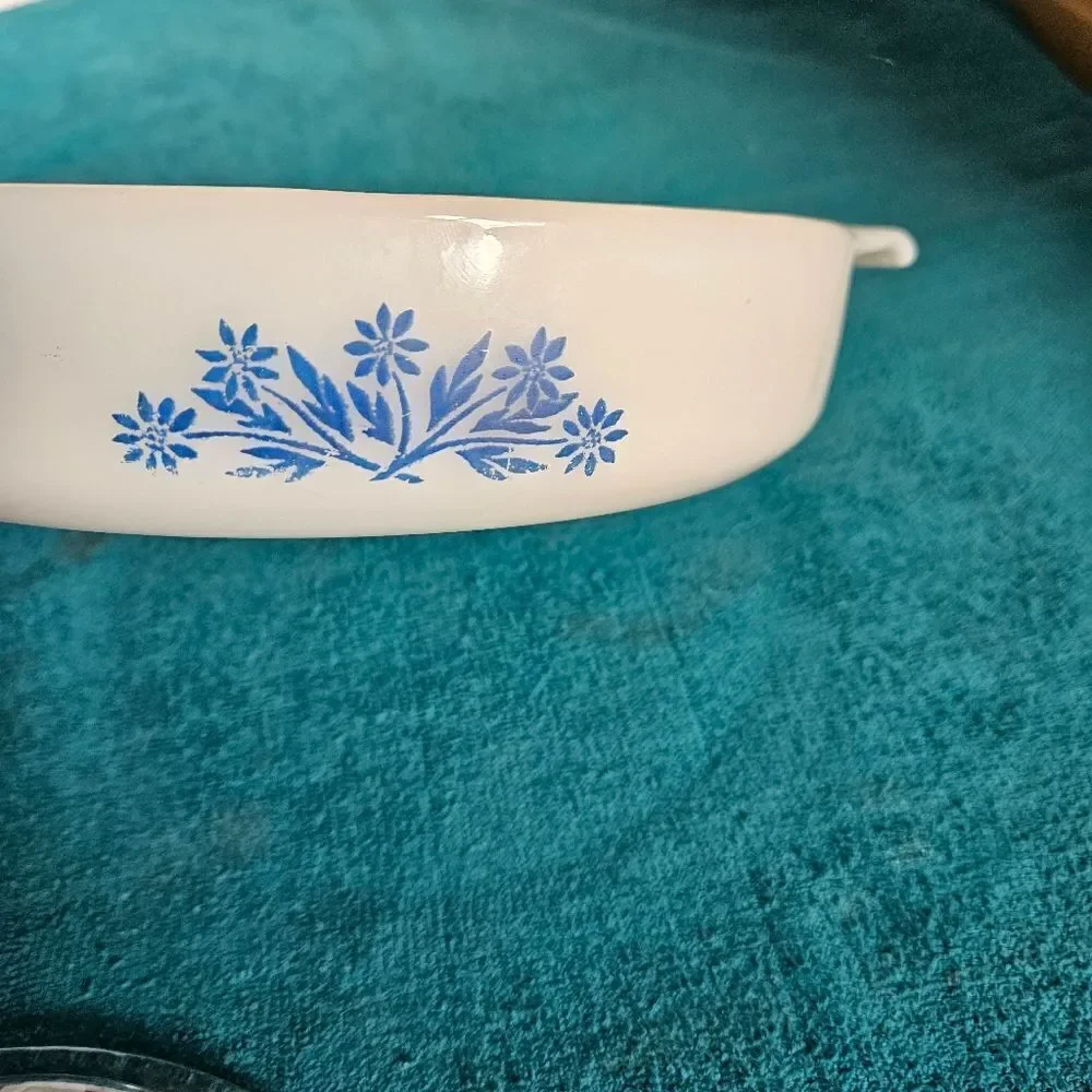 Fire King (Anchor Hocking) Baking Dish In Cornflower